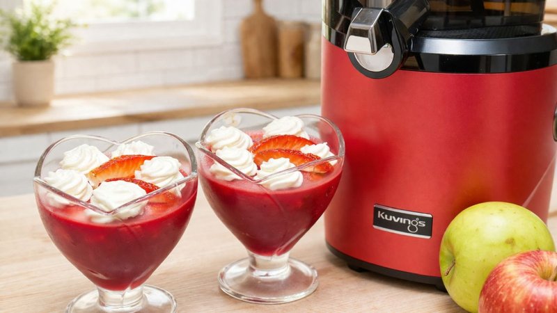 Lekki deser z soku z burakiem