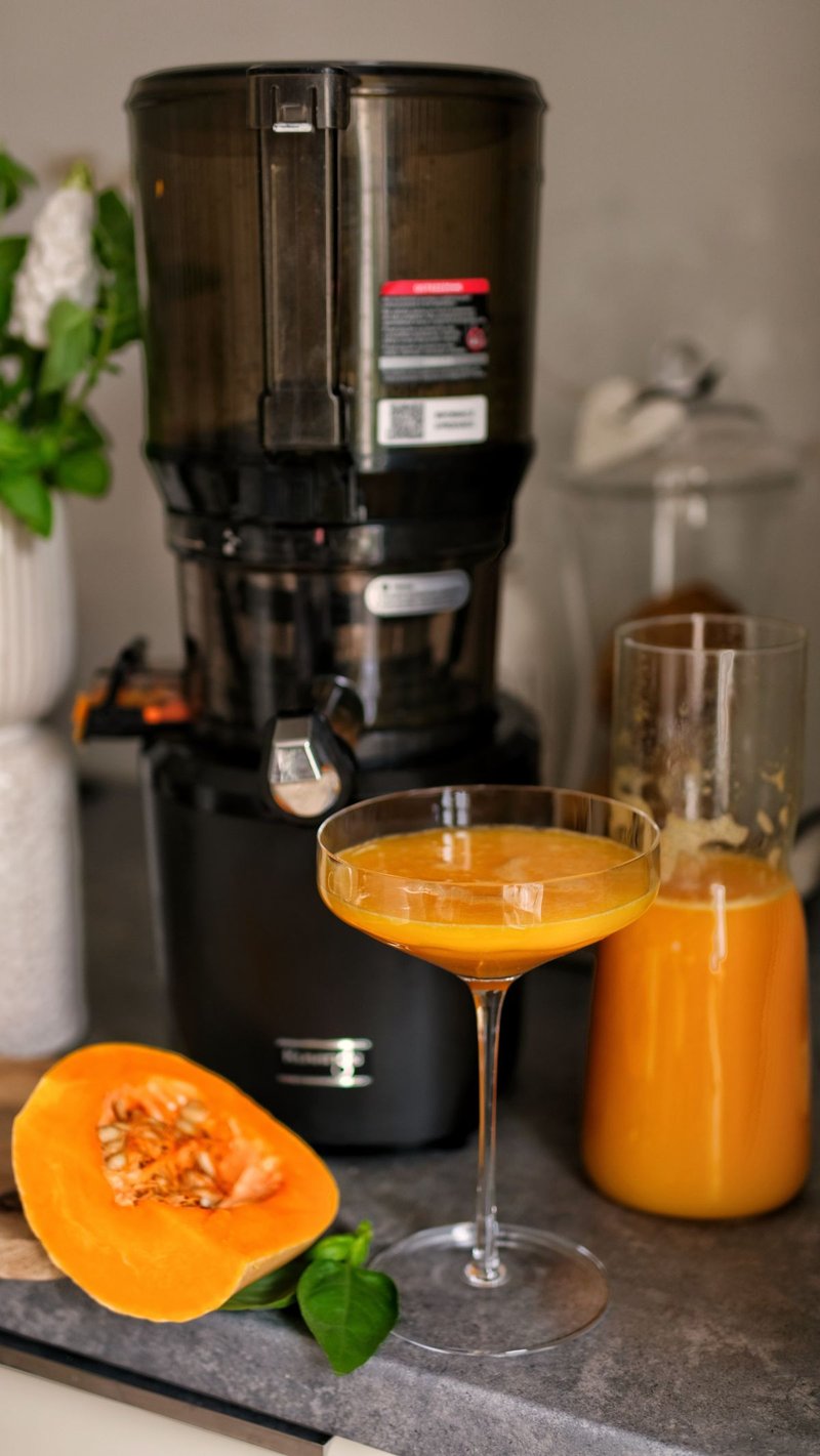 Sok z dyni i pomarańczy idealny na skórę