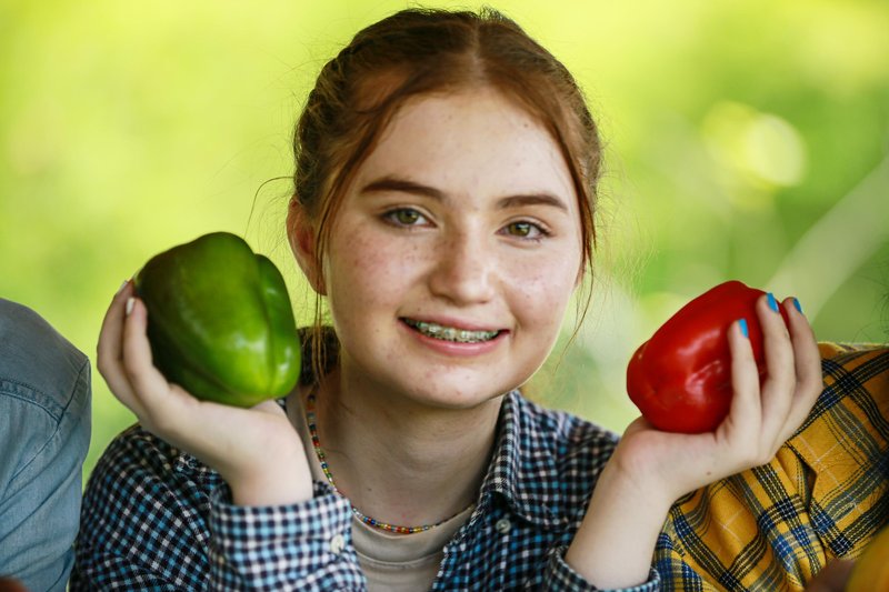dziewczyna z paprykami
