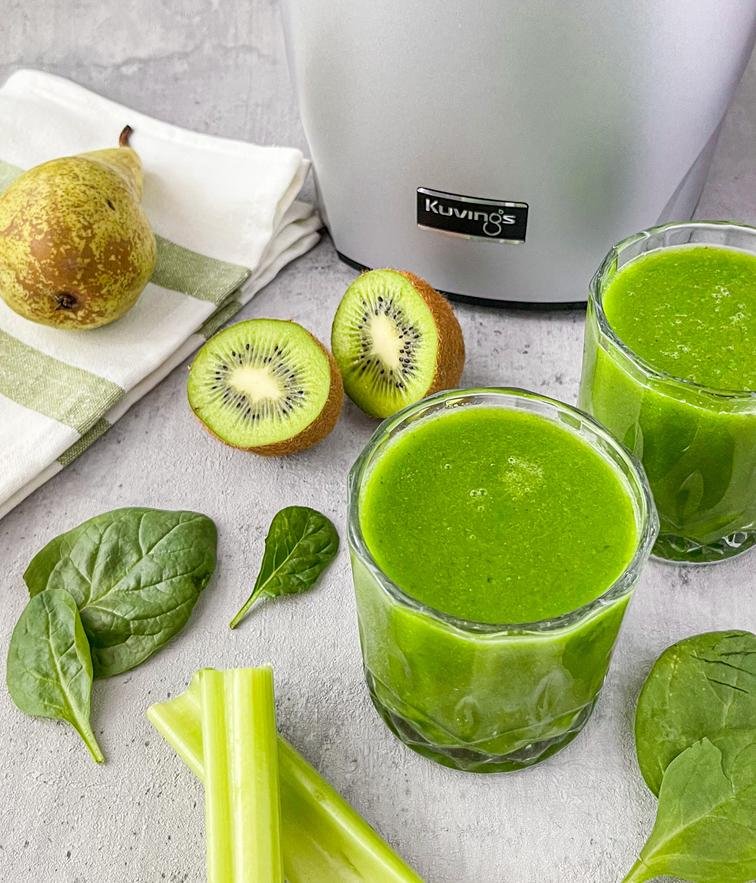 szpinak i kiwi